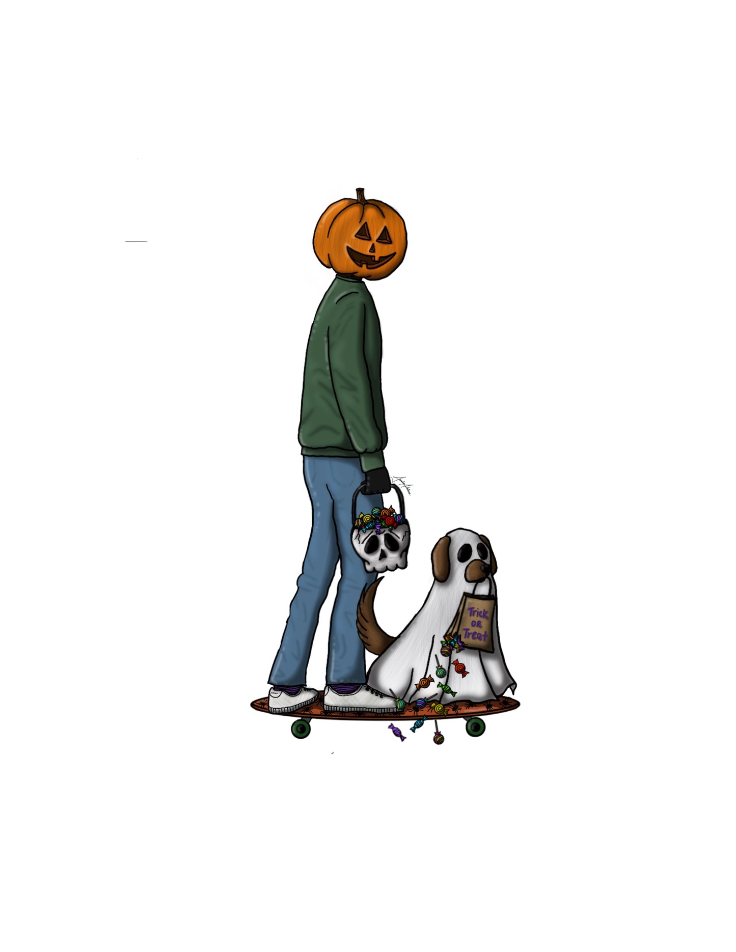 Halloween sticker