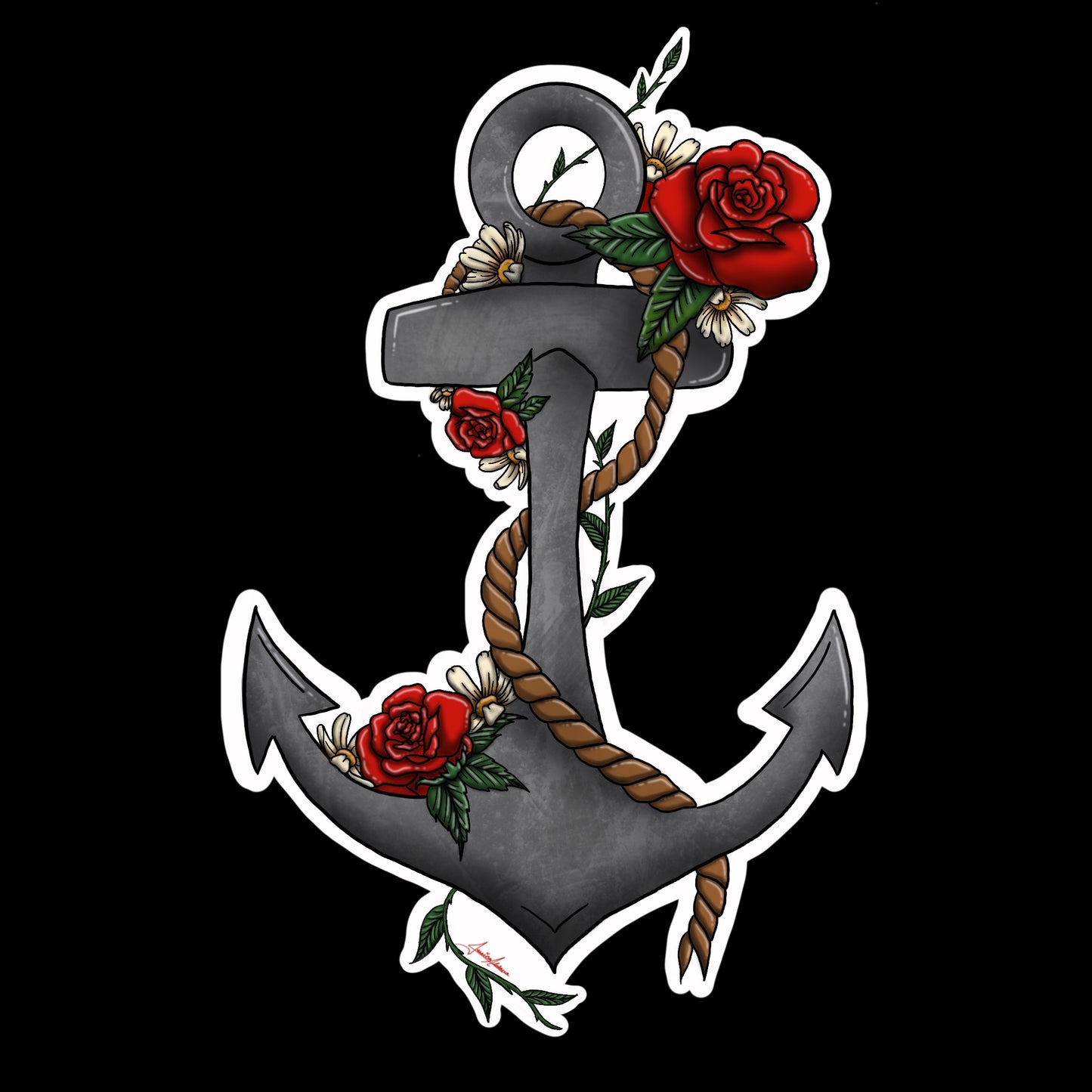 Anchor sticker
