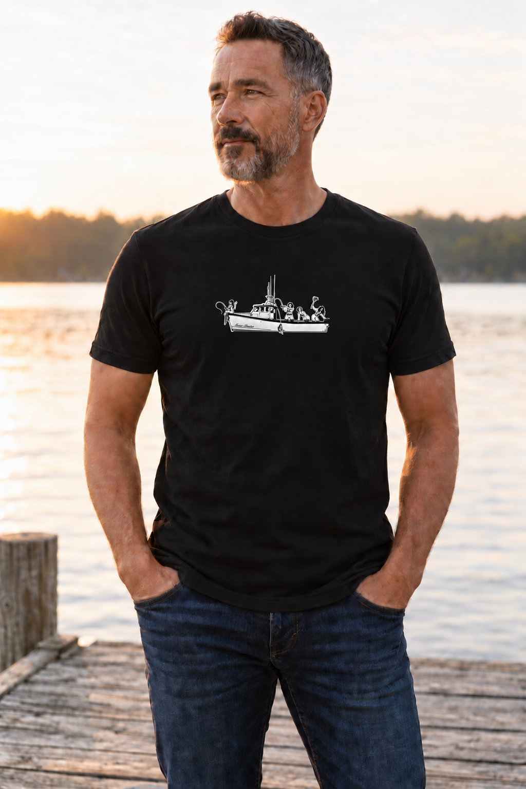Adult Motor Boater T-shirt — Amor y Moda collection