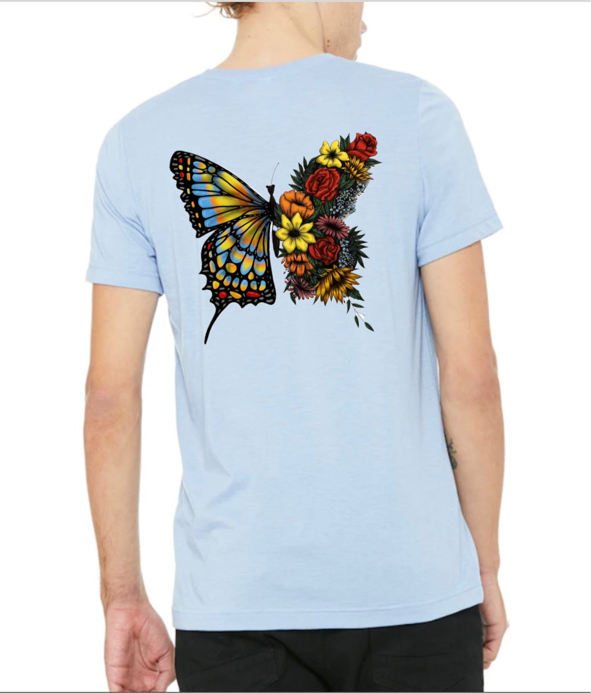 Adult Butterfly floral T-shirt