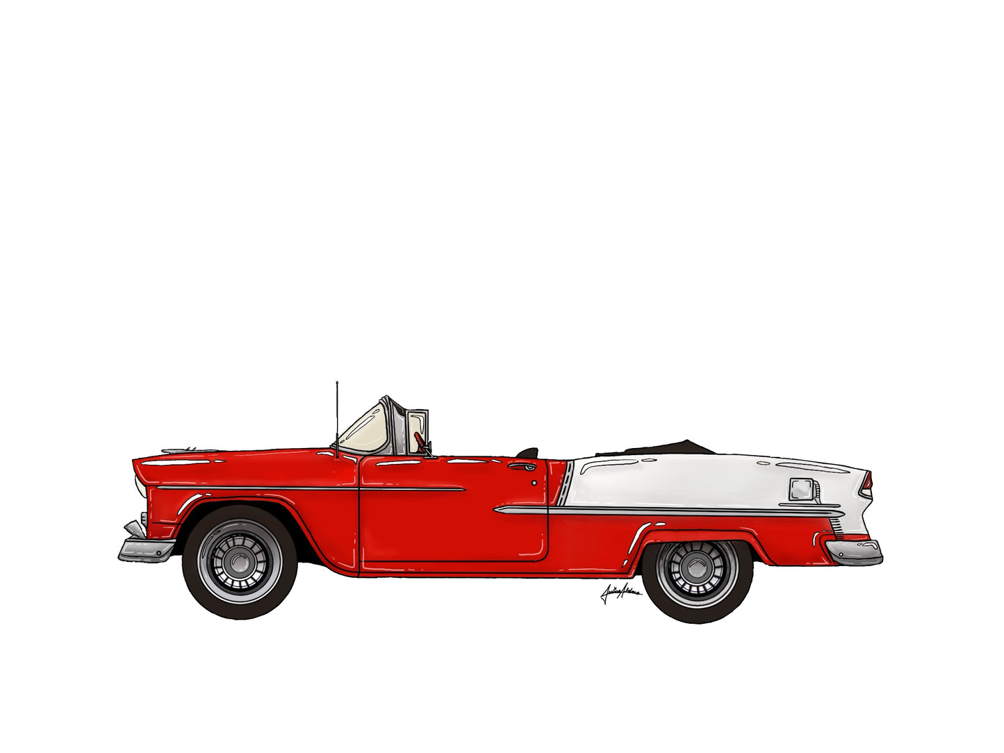 Pegatina Chevy Bel Air 1950 🚘