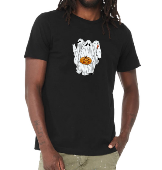 Adult ghost Halloween T-shirt