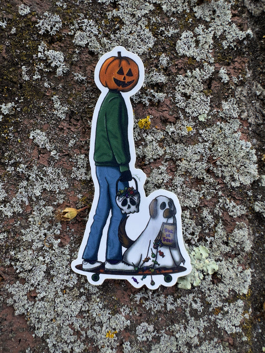 Halloween sticker