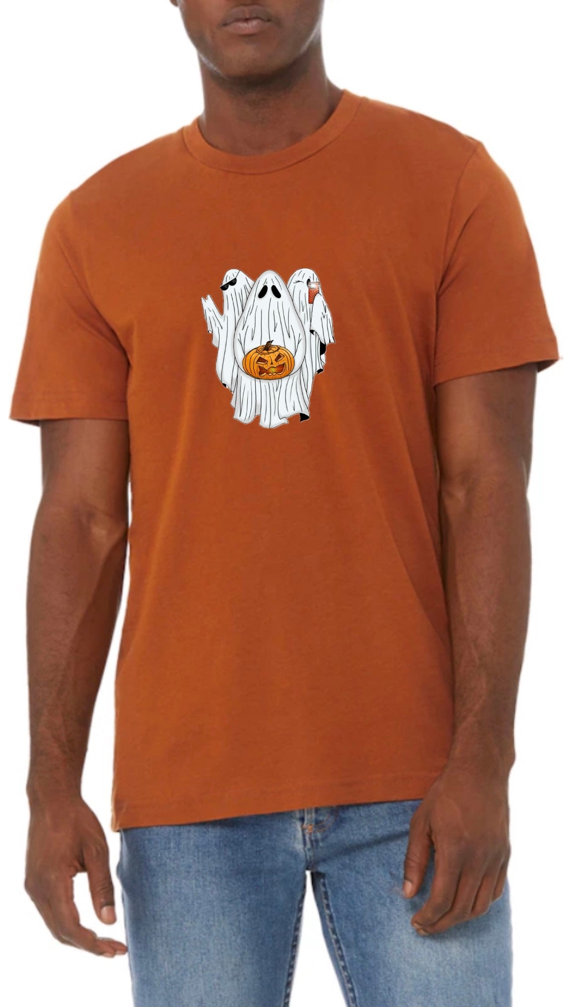 Adult ghost Halloween T-shirt