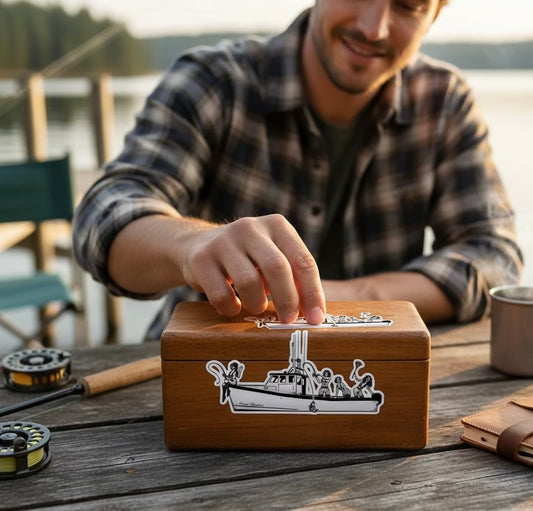 Motor boater sticker 4.5”x2.4”