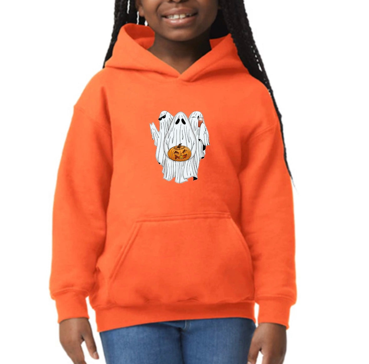 Kids Ghost Halloween Sweatshirt