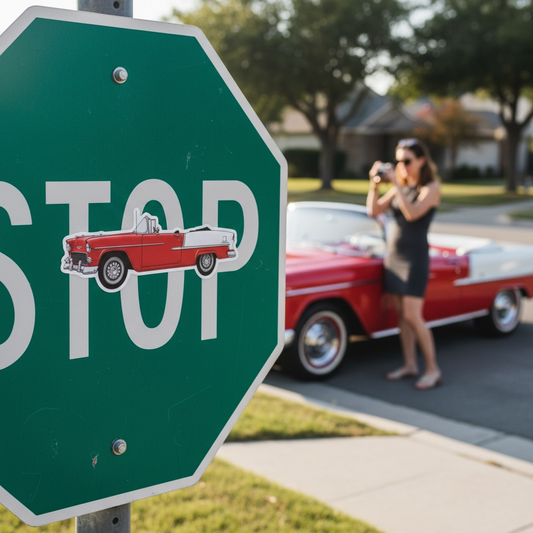1950 Chevy bel air sticker