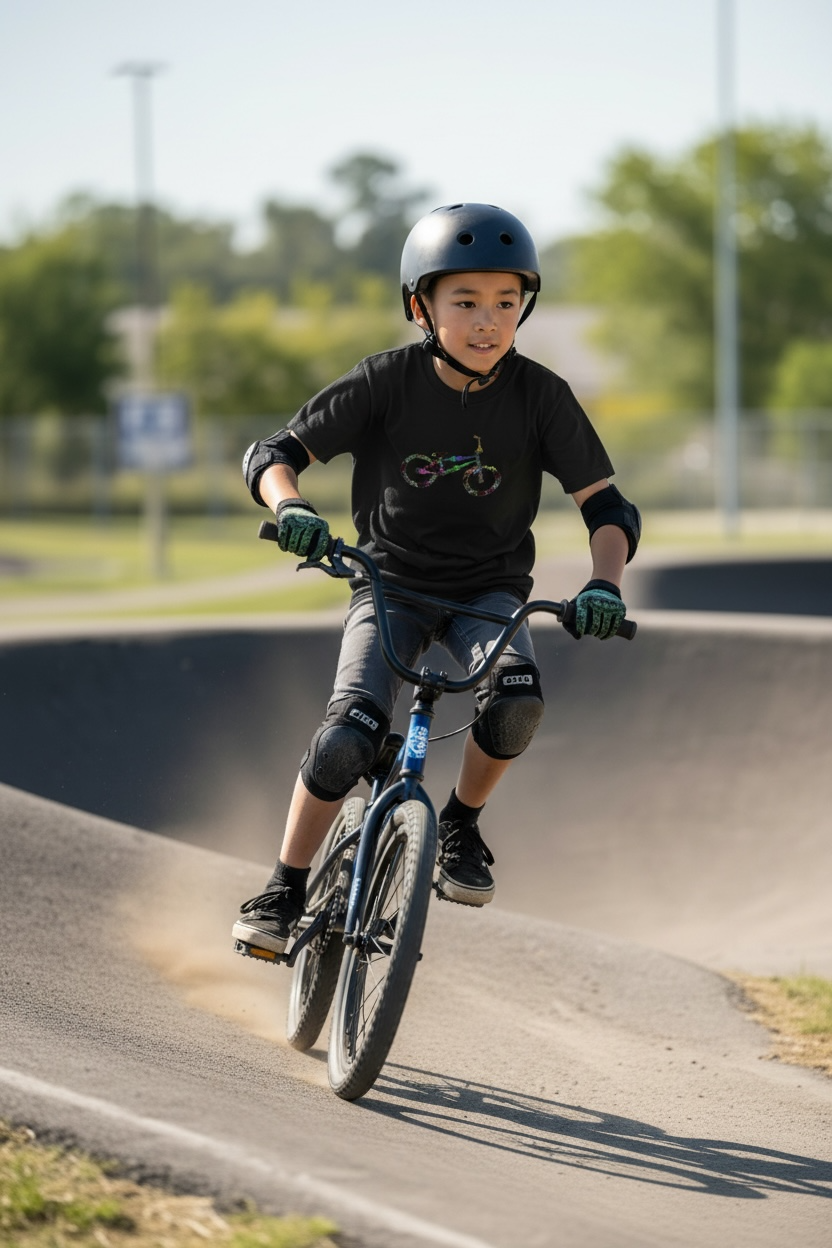 Kid’s BMX bike T-shirt
