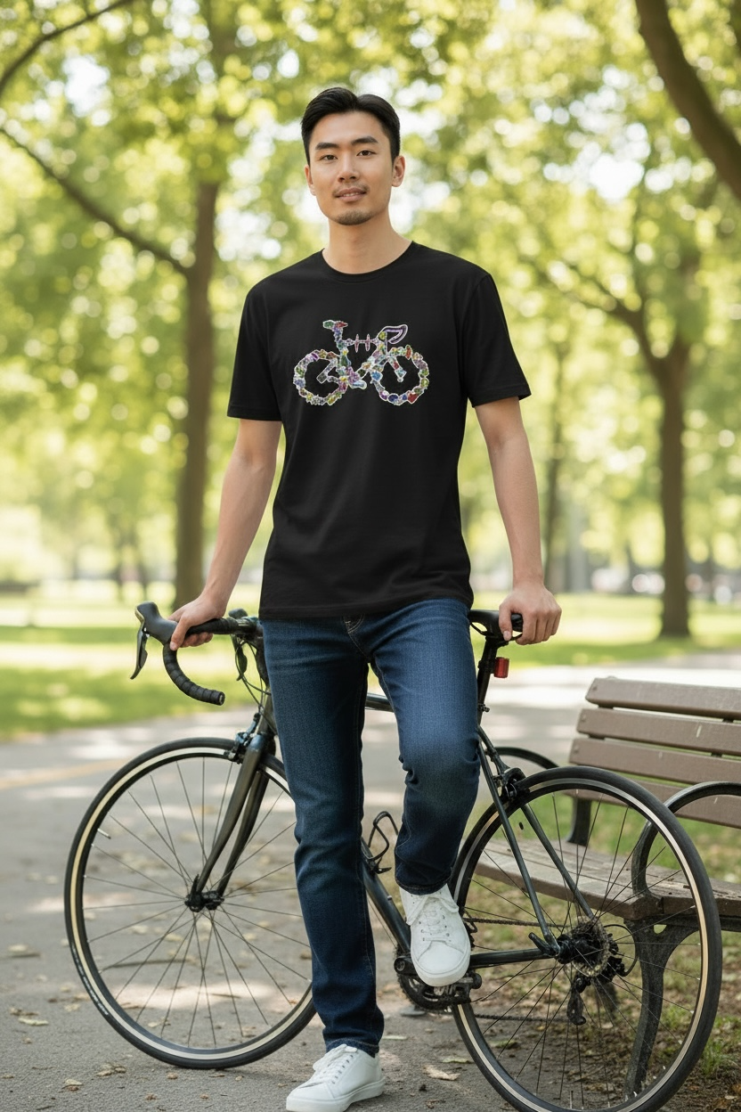 Road bike T-shirt