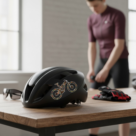 Mountain bike sticker