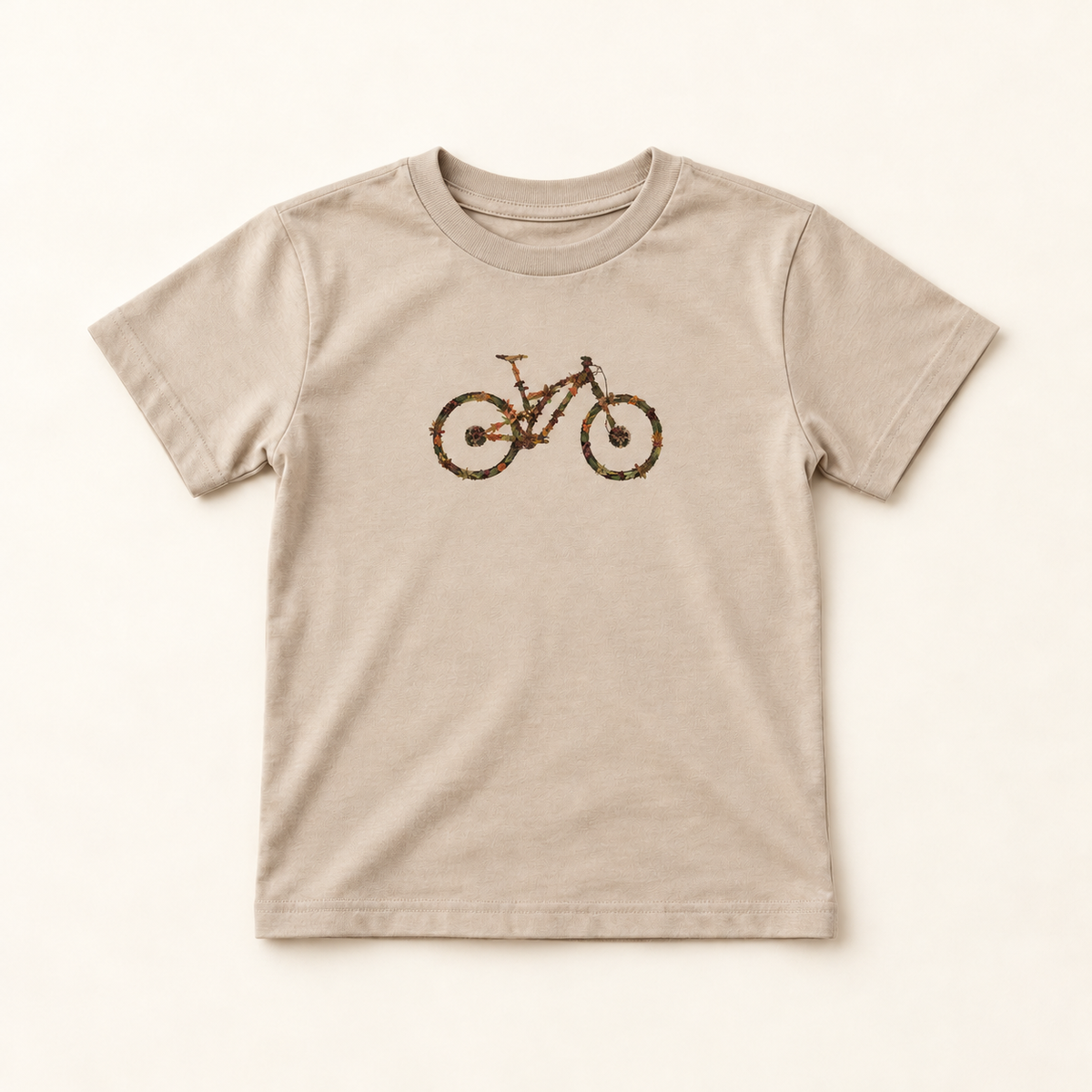 Kid’s Mountain bike T-shirt apparel-only mockup